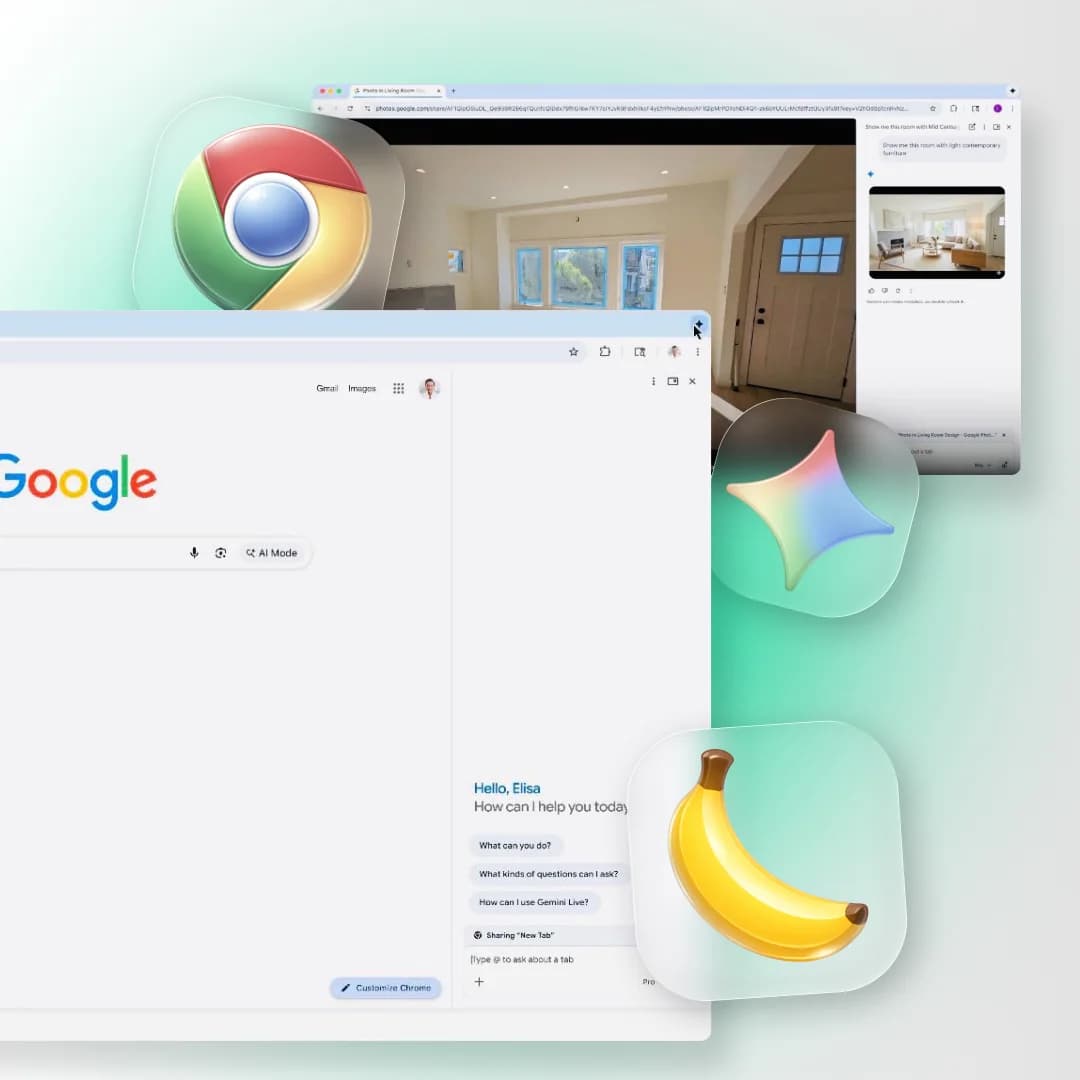 Google выпустил AI-агента прямо в браузере Chrome: Gemini 3, Nano Banana и Auto Browse меняют правила игры