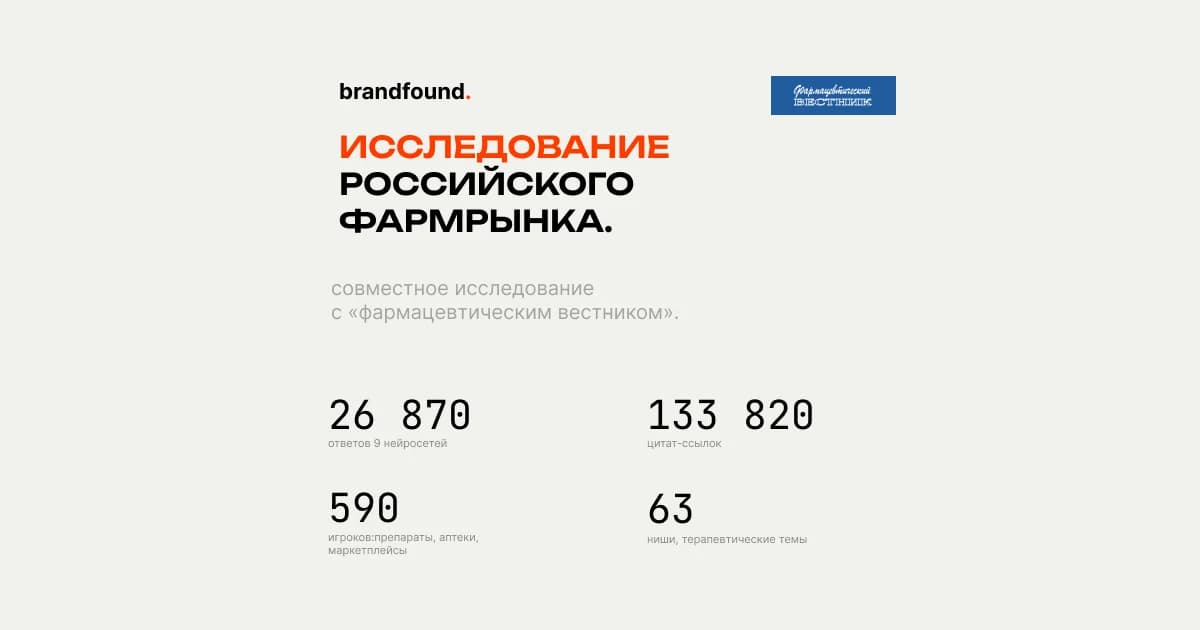 Российский фармрынок глазами девяти нейросетей: исследование